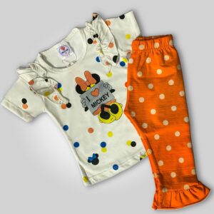 Minnie Mouse Polka Dot Outfit Orange