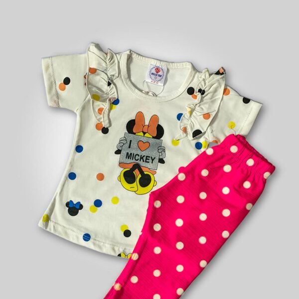 Minnie Mouse Polka Dot Outfit Pink