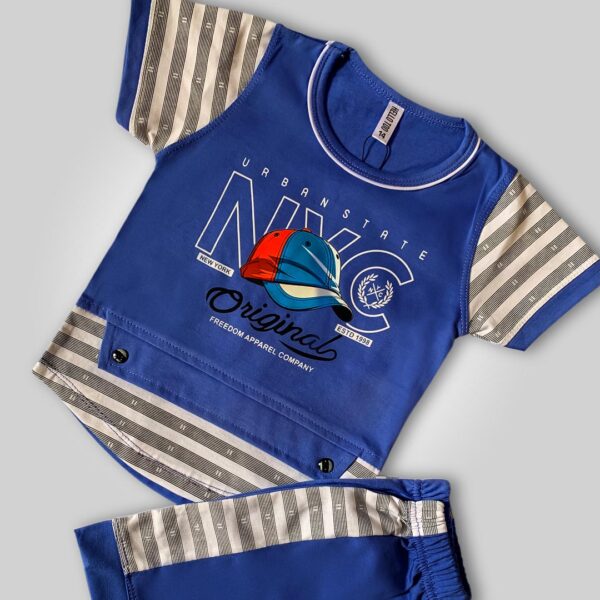 NYC-Themed Boys' T-Shirt Royal Blue