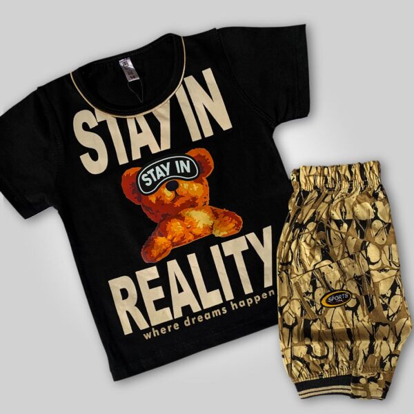 Trendy Stay In Reality Black